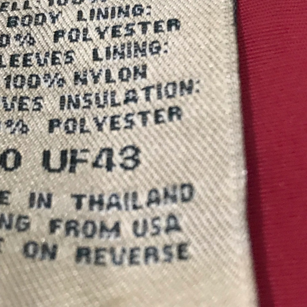 LL BEAN Warm Up Jacket Fleece Lined Windbreaker - Picture 7 of 7